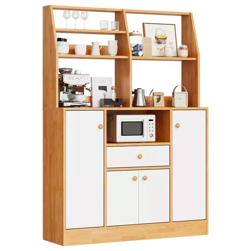 Wood Sideboard Buffet with Doors Kitchen Pantry Cabinet with Drawers Storage Rack