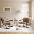 Fauteuils d'appoint modernes avec coussins amovibles