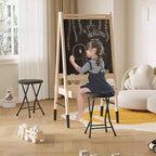 Tabouret pliant avec poignée Portable Robuste Rond Pliable