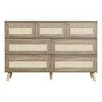 Commodes en bois pour chambre à coucher avec 7 tiroirs, grande commode moderne