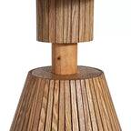 Table d'appoint Trèfle à quatre feuilles Table de chevet à grain de bois Petite table d'appoint