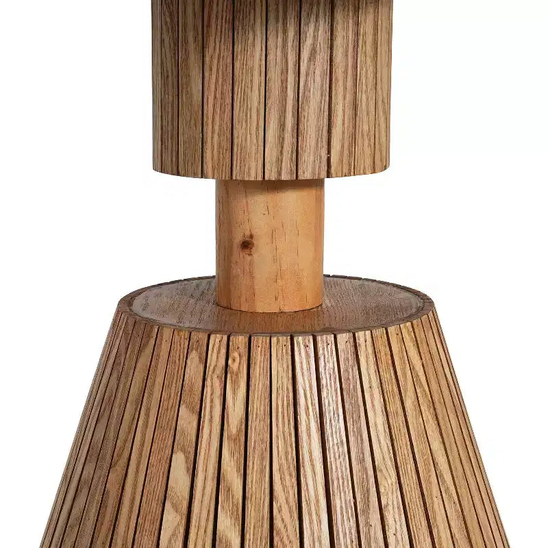 Table d'appoint Trèfle à quatre feuilles Table de chevet à grain de bois Petite table d'appoint