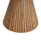Table d'appoint Trèfle à quatre feuilles Table de chevet à grain de bois Petite table d'appoint