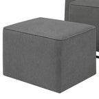 Fauteuil planeur et pouf Olive