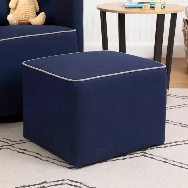 Fauteuil planeur et pouf Olive