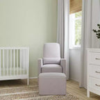 Fauteuil planeur et pouf Olive