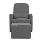 Fauteuil planeur et pouf Olive
