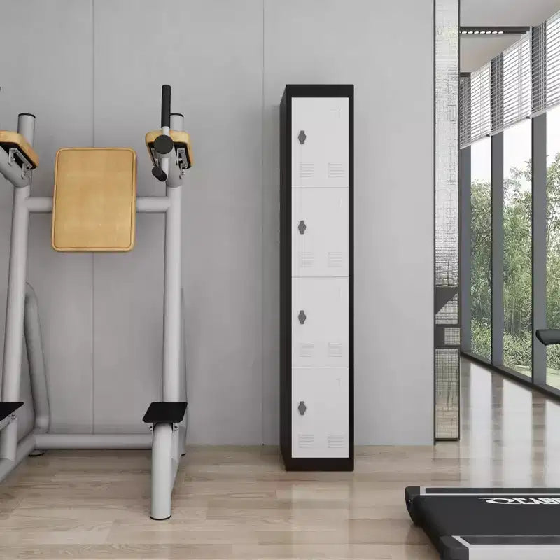Armoire de rangement en acier de qualité avec étagères réglables et conception de sécurité anti-rouille