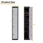 Armoire de rangement en acier de qualité avec étagères réglables et conception de sécurité anti-rouille
