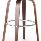 Tabourets de bar mi-siècle modernes hauteur comptoir, tabourets de comptoir pivotants en forme de coquille