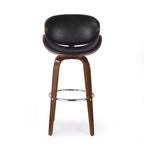 Tabourets de bar mi-siècle modernes hauteur comptoir, tabourets de comptoir pivotants en forme de coquille