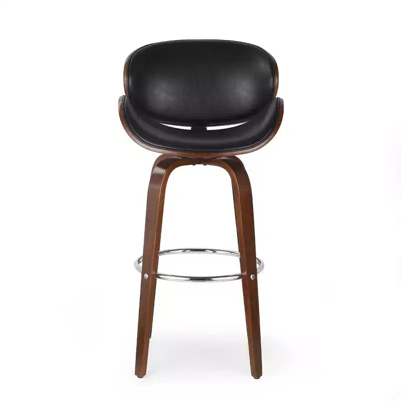 Tabourets de bar mi-siècle modernes hauteur comptoir, tabourets de comptoir pivotants en forme de coquille