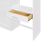 Lit escamotable avec armoire Lit escamotable pliant avec étagères de rangement et bureau