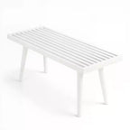 Banc double de style moderne du milieu du siècle