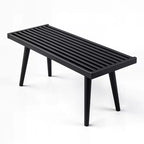 Banc double de style moderne du milieu du siècle