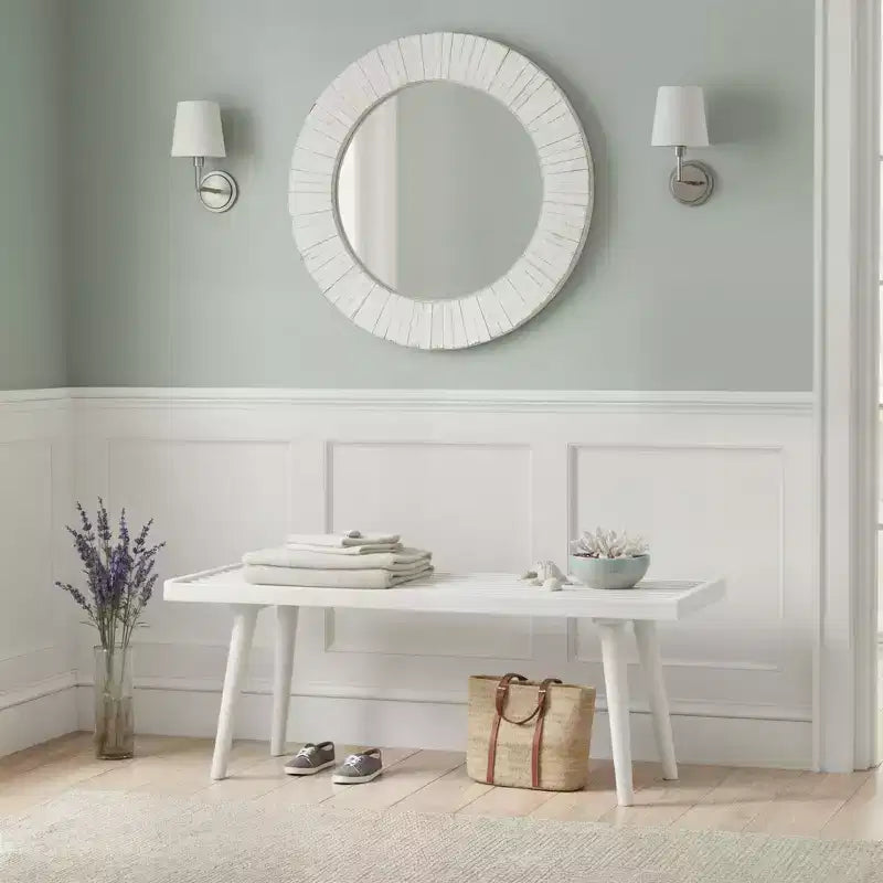 Banc double de style moderne du milieu du siècle