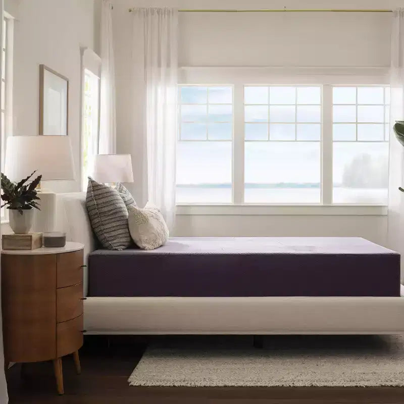 Matelas hybride avec grille ferme et système de ressorts ensachés à 3 zones