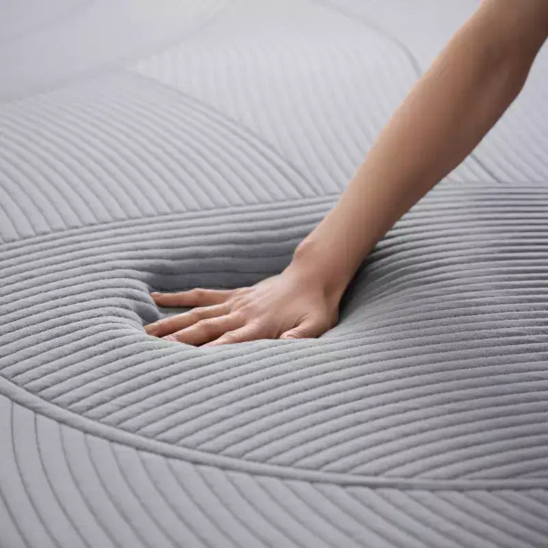 Matelas hybride avec grille ferme et système de ressorts ensachés à 3 zones