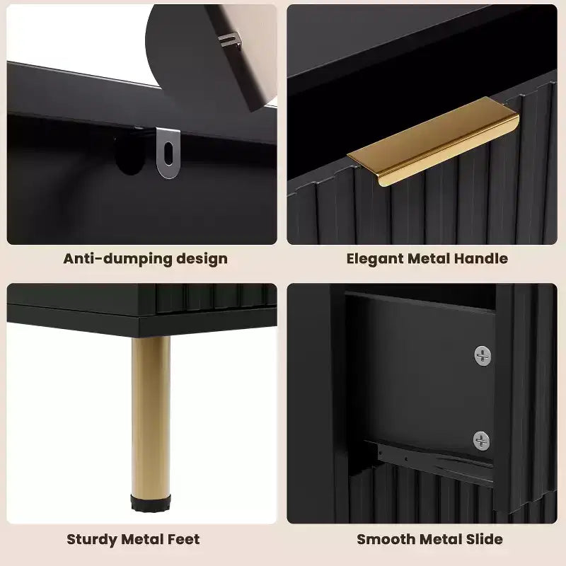 Meuble de rangement avec 8 tiroirs Commode de chambre en bois Meuble de rangement