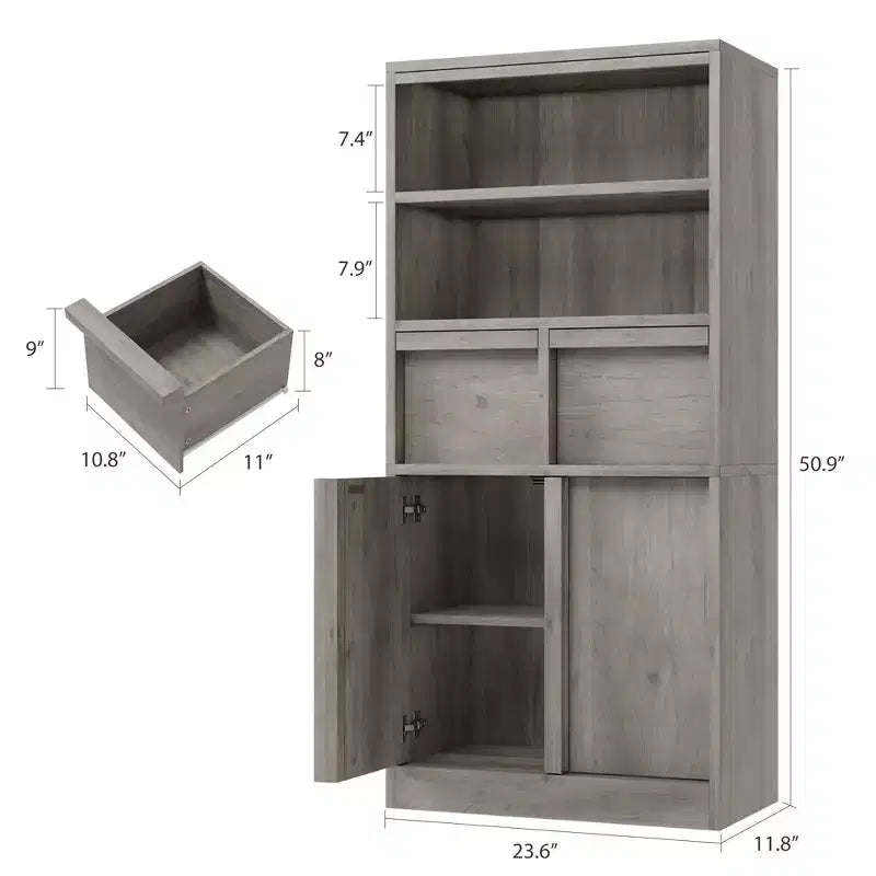 Meuble sous-lavabo 2 tiroirs – Organisateur de rangement au sol indépendant