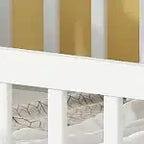 Lit au sol avec sommier à lattes, lit pour enfants en bois massif avec clôture et porte, lit sûr pour le jeu et le sommeil