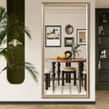 Miroir rectangulaire contemporain pleine longueur avec cadre en bois artificiel