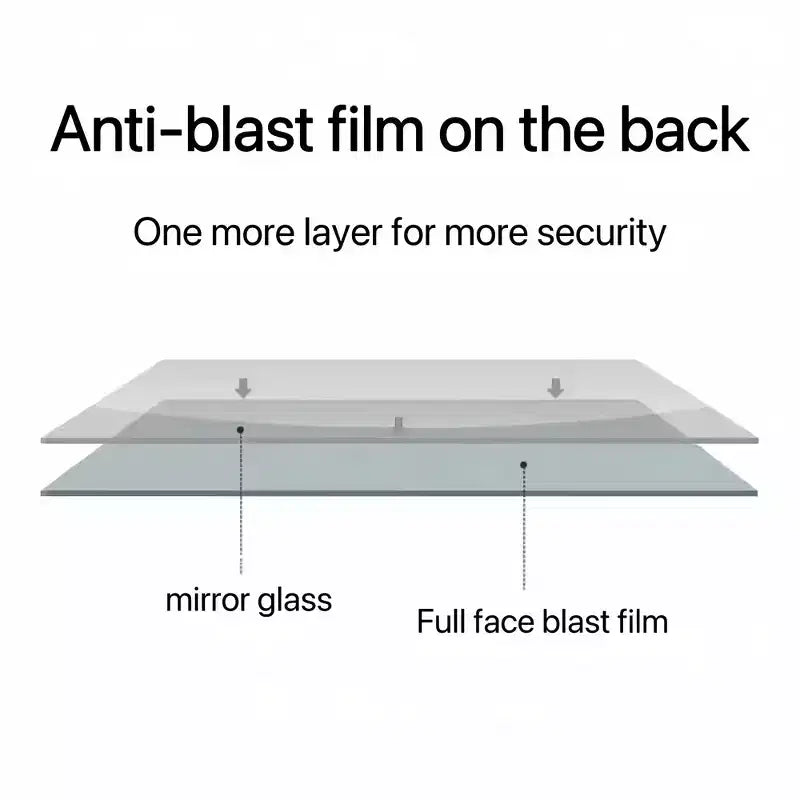 Miroir rectangulaire contemporain pleine longueur avec cadre en bois artificiel