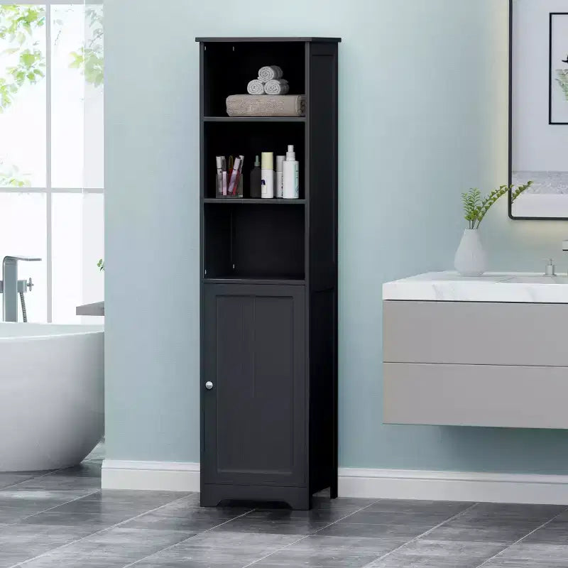 Meuble de rangement de salle de bain Meuble de rangement moderne avec étagères ouvertes