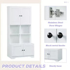 Meuble de rangement de salle de bain grande armoire de rangement autoportante