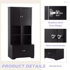 Meuble de rangement de salle de bain grande armoire de rangement autoportante