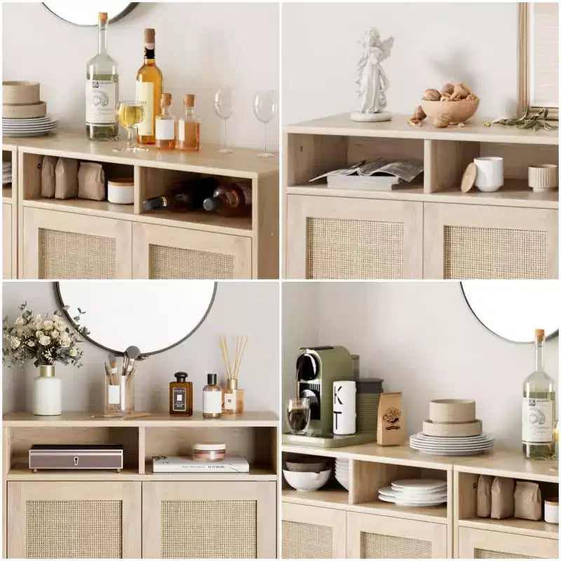 Buffet de salle à manger, armoire de rangement de cuisine, armoire à café moderne