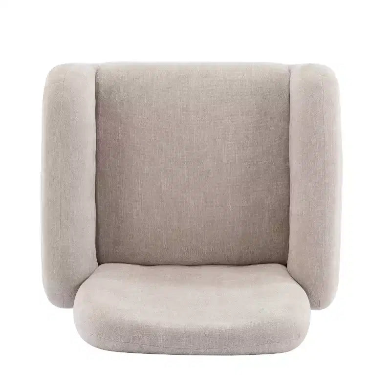Fauteuil d'appoint confortable en tissu, fauteuil simple en bois, chaise longue