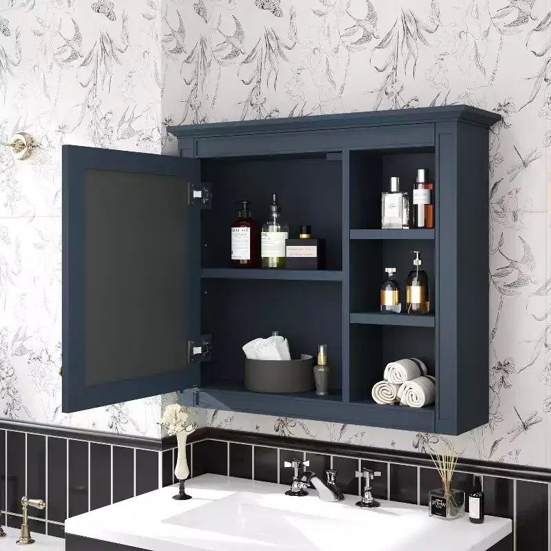 Armoire à pharmacie murale meuble de rangement de salle de bain miroir