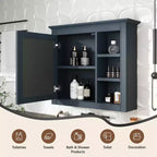 Armoire à pharmacie murale meuble de rangement de salle de bain miroir