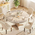 Table à Manger Ronde Style Ferme (Table Uniquement)