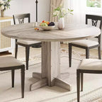 Table à Manger Ronde Style Ferme (Table Uniquement)