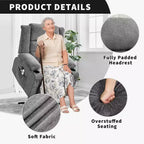 Fauteuil inclinable électrique de relaxation à 3 positions avec massage et fonction de levage