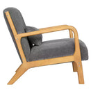 Fauteuil d'appoint moderne avec revêtement en velours côtelé doux