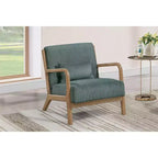 Fauteuil d'appoint moderne avec revêtement en velours côtelé doux