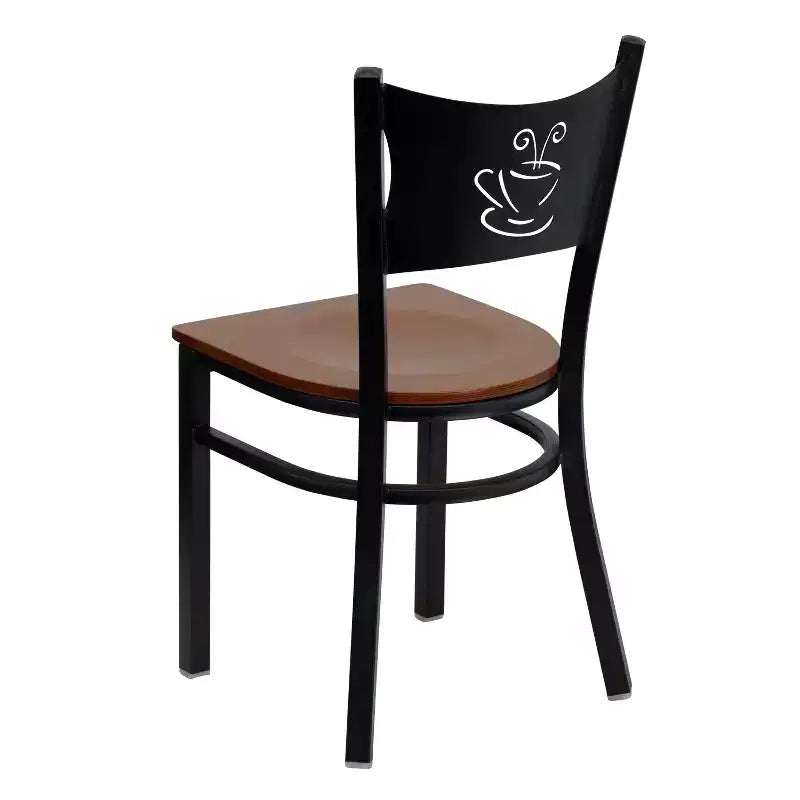 Chaise de restaurant en métal "Coffee Back"
