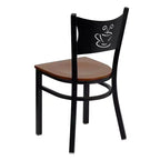 Chaise de restaurant en métal "Coffee Back"