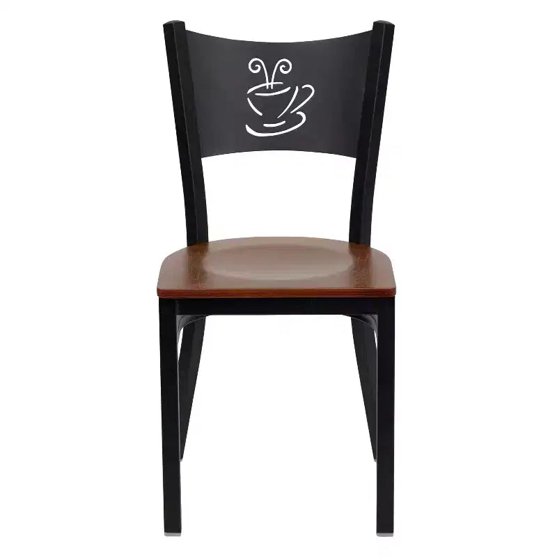 Chaise de restaurant en métal "Coffee Back"
