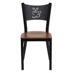 Chaise de restaurant en métal "Coffee Back"