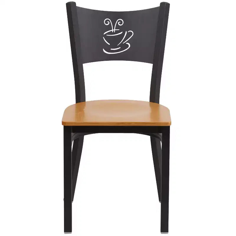 Chaise de restaurant en métal "Coffee Back"