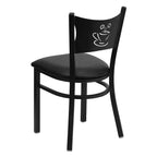 Chaise de restaurant en métal "Coffee Back"