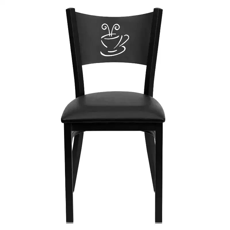 Chaise de restaurant en métal "Coffee Back"