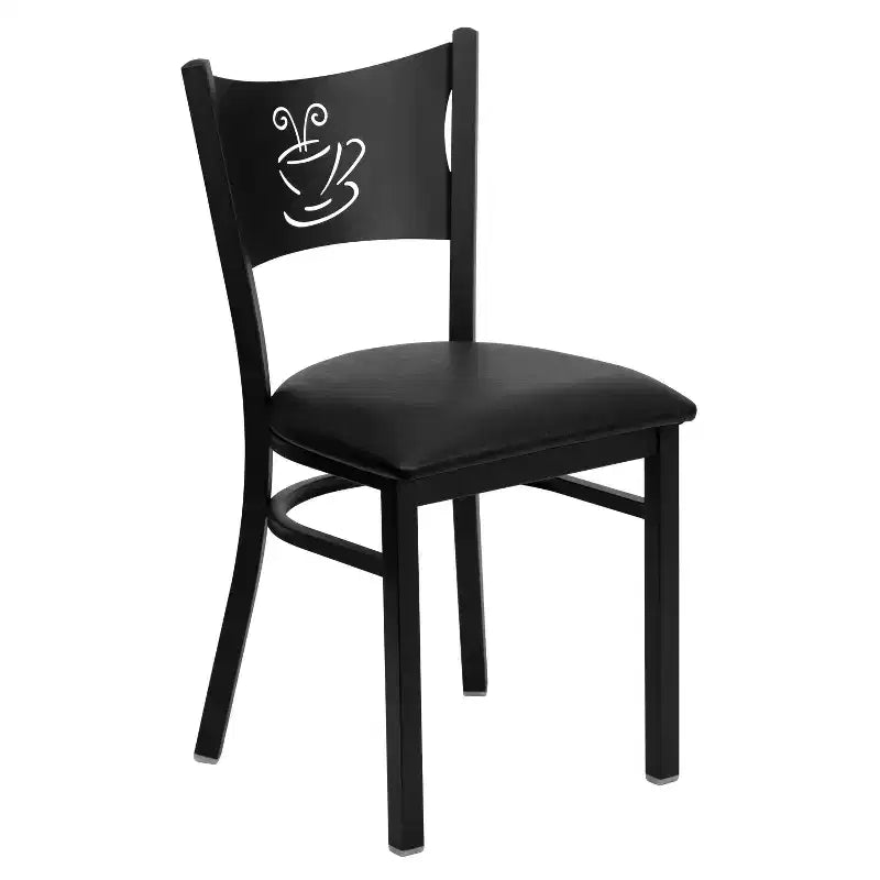 Chaise de restaurant en métal "Coffee Back"