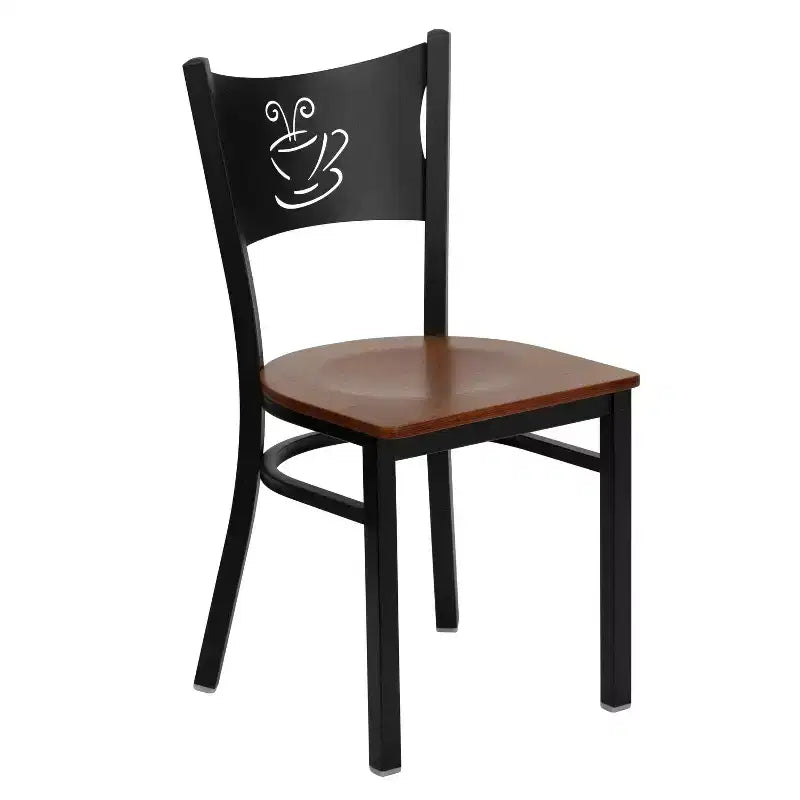 Chaise de restaurant en métal "Coffee Back"