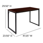 Bureau de style industriel moderne de qualité commerciale pour la maison ou le bureau