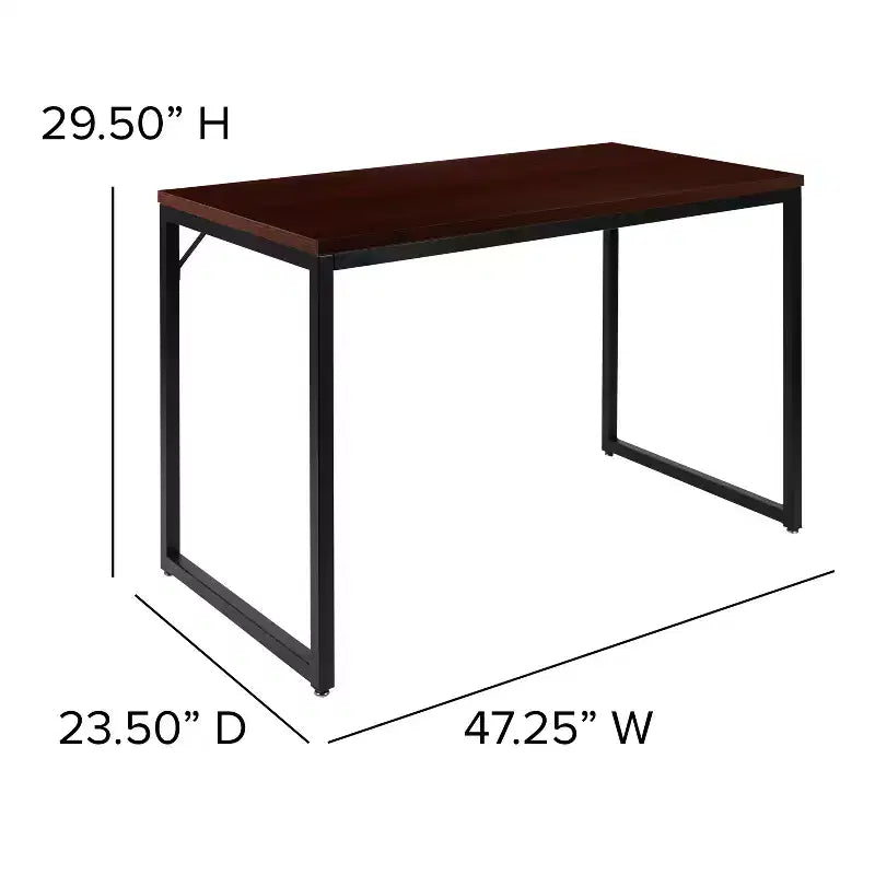 Bureau de style industriel moderne de qualité commerciale pour la maison ou le bureau